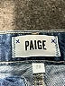 Paige 100% Cotton Hearts Blue Denim Shorts Size 28 waist - photo 3