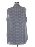 Laundry by Shelli Segal 100% Polyester Blue Sleeveless Blouse Size M - photo 2