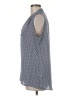 Laundry by Shelli Segal 100% Polyester Blue Sleeveless Blouse Size M - photo 5
