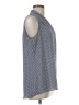 Laundry by Shelli Segal 100% Polyester Blue Sleeveless Blouse Size M - photo 4