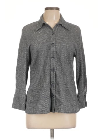 Coldwater Creek 3/4 Sleeve Button-Down Shirt (view 1)