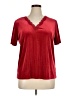 Jaclyn Smith Red Short Sleeve Top Size XL - photo 1