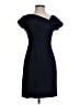J.Crew 100% Wool Solid Blue Cocktail Dress Size 0 - photo 1