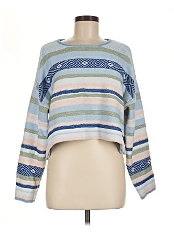 Blue Rain Pullover Sweater (view 1)