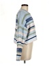 Blue Rain Stripes Blue Pullover Sweater Size M - photo 4