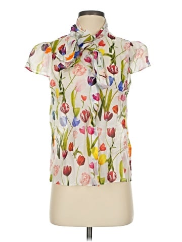 Alice + Olivia Short Sleeve Blouse (view 1)