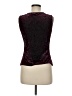 Apostrophe Burgundy Sleeveless Top Size M - photo 2