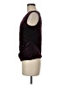 Apostrophe Burgundy Sleeveless Top Size M - photo 5