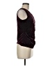 Apostrophe Burgundy Sleeveless Top Size M - photo 4
