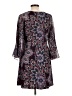 Connected Apparel Paisley Brown Casual Dress Size 10 (petite) - photo 2