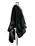 Steve Madden 100% Acrylic Plaid Black Poncho One size - photo 4