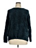 Orvis 100% Polyester Chevron-herringbone Teal Pullover Sweater Size XL - photo 1