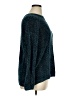Orvis 100% Polyester Chevron-herringbone Teal Pullover Sweater Size XL - photo 4