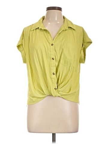 Rose + Olive Short Sleeve Blouse (view 1)
