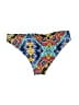 L Space Print Blue Swimsuit Bottoms Size S - photo 2