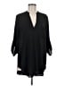 Lush 100% Polyester Black 3/4 Sleeve Blouse Size M - photo 1