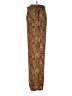 America & Beyond 100% Polyester Paisley Brown Casual Pants Size L - photo 5