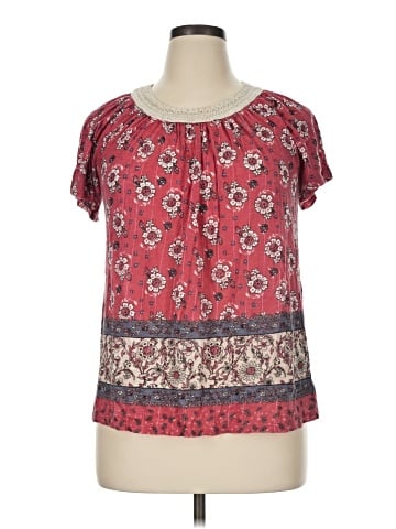 Style&Co Short Sleeve Blouse (view 1)