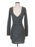 Babaton Metallic Gray Cocktail Dress Size S - photo 1