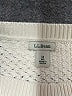 L.L.Bean 100% Cotton Ivory Turtleneck Sweater Size M - photo 7