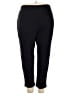 Roaman's Solid Black Active Pants Size 22 (1X) - photo 2