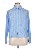 Cider 100% Polyester Stripes Blue Long Sleeve Blouse Size 1X - photo 1