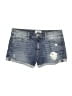 Paige 100% Cotton Hearts Blue Denim Shorts Size 28 waist - photo 1