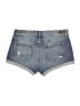 Paige 100% Cotton Hearts Blue Denim Shorts Size 28 waist - photo 2