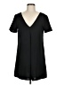 Very J Solid Black Casual Dress Size M - photo 1