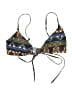 Unbranded Print Blue Swimsuit Top Size L - photo 1