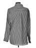 Alex Marie 100% Polyester Stripes Silver Long Sleeve Blouse Size L - photo 2