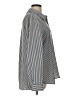 Alex Marie 100% Polyester Stripes Silver Long Sleeve Blouse Size L - photo 4