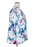 North Style Floral Blue 3/4 Sleeve Blouse Size 2X - photo 4
