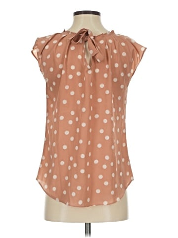 LC Lauren Conrad Short Sleeve Blouse (view 2)