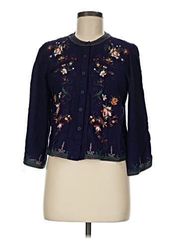 Solitaire 3/4 Sleeve Blouse (view 1)