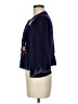 Solitaire Blue 3/4 Sleeve Blouse Size M - photo 5