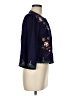 Solitaire Blue 3/4 Sleeve Blouse Size M - photo 4