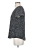 Central Park West 100% Polyester Black Short Sleeve Top Size M - photo 5