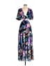 Flying Tomato 100% Polyester Tropical Blue Casual Dress Size M - photo 1