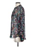 Kut from the Kloth 100% Polyester Floral Teal Long Sleeve Blouse Size S - photo 5