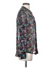 Kut from the Kloth 100% Polyester Floral Teal Long Sleeve Blouse Size S - photo 4