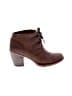 Clarks 100% Leather Brown Ankle Boots Size 7 - photo 1