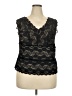 George 100% Polyester Black Sleeveless Blouse Size 18-20W - photo 1