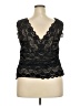 George 100% Polyester Black Sleeveless Blouse Size 18-20W - photo 2