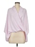Alfani 100% Polyester Pink Long Sleeve Blouse Size M - photo 1