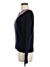 Sandro Color Block Blue Wool Pullover Sweater Size M - photo 5