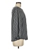 Adrianna Papell Stripes Black 3/4 Sleeve Blouse Size M - photo 4