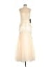 Unbranded 100% Polyester Gold Cocktail Dress Size 8 - photo 1