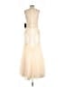 Unbranded 100% Polyester Gold Cocktail Dress Size 8 - photo 2