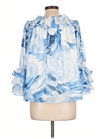 CeCe 3/4 Sleeve Blouse (view 2)